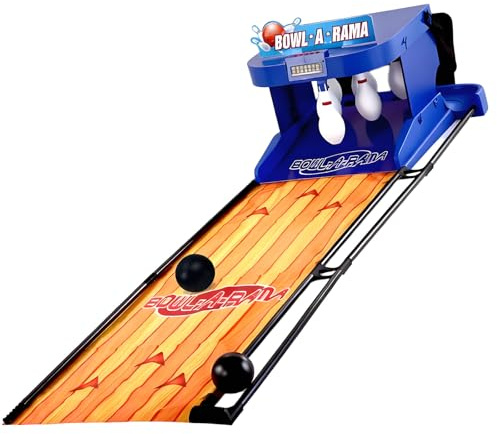 Bärbar bowlinghall för hemmabruk med automatisk bollåtergång, elektronisk bowlingklot, sport, spelkonsol med LED-resultattavla, ljudeffekter, hopfällbart bowlingspel 2m/6.56ft