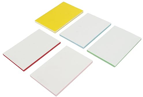 CFTGIW 6 Pezzi Blocco di Intaglio in Gomma Tetragono Colorato Bifacciale Blocco di Gomma Fai da Te Timbro Intaglio per Cartolina Tre Strati Intercalari e Set di Strati Colore Tre