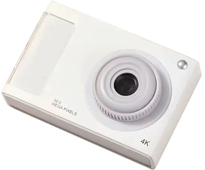Jectse Compact Digital Camera, 48MP FHD 1080P Small Camera, 4X Zoom Focus Portable Video Recorder with Long Battery Life for Travel Party Vlog