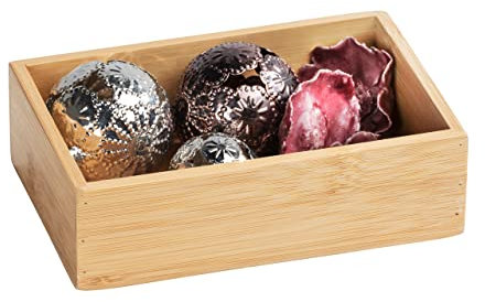 WENKO Bambus Ablage Terra S 23918100 Braun 4.5 x 10 x 15 cm