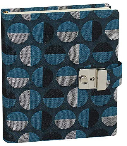 Bookbinding Vera Donna Swing Diary Blue with Lock