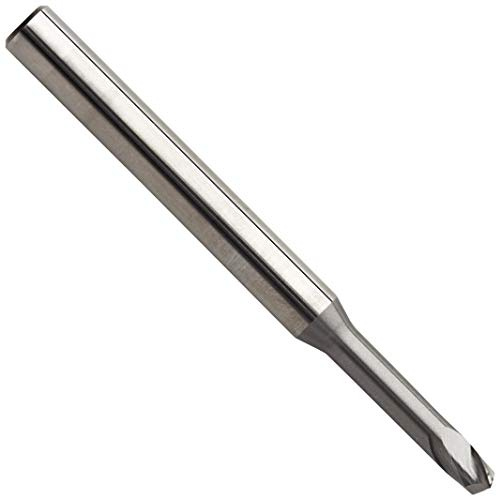 Karnasch 306212040005020 Vhm Mikrofräser mit Winkelradius, polierte Messer 2-25×D, 4,0 mm Schnittdurchmesser, 0,50 mm Eckradius, 20 mm Länge, 6 mm