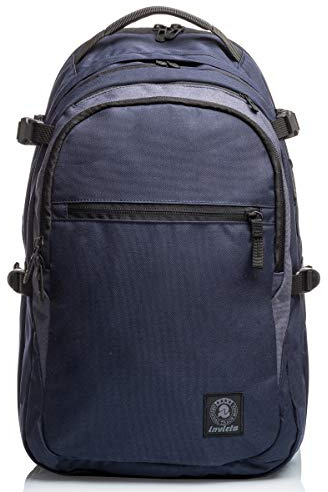 Invicta Zaino BUSINESS ECO, Blu, Tasche multifunzione, Tasca porta laptop, Per ragazzi, Ragazze e adulti, Ufficio, Tempo libero, Viaggi