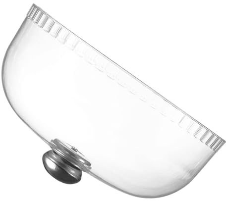 VALICLUD Fliegenhaube Kuchenglocke Kuchenabdeckung Tortenhaube K?seglocke Tortenglocke Dessert Display Abdeckung Lebensmittel Cover für Dessert Tort 26cm Glashaube Kuchen Käseglocke