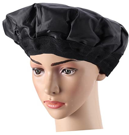 Beaupretty Thermal Hair Steamer Kappe Mikrowellengeeignet Für Haarpflege Anti-frizz Hitzeschutz Schwarze Haarkur Wärmehaube Für Geschädigtes Haar Für Salon Zuhause
