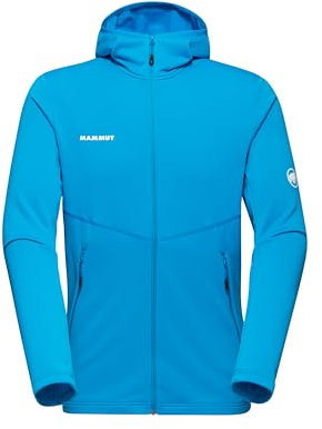 Mammut Aconcagua Light ML Hooded Jacket Men | Midlayer Jacke für Herren mit Kapuze | Glacier Blue, S