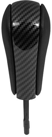 Schaltsack Schaltmanschette Für E39 E46 E53 E60 E61 E63 E64 E83 E81 E82 E87 E90 E91 E92 E93 Auto Styling Automatische Getriebe Shift Stick Knopf Hebel Shifter Schaltkopf (Farbe : Short Carbon Fiber)