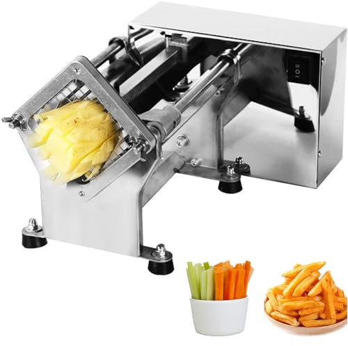ylpddmm Corta Patatas Fritas Profesional-Cortador de Patatas Fritas de Acero Inoxidable-con Cuchillas de 6mm 9mm y 13mm, para Verdura
