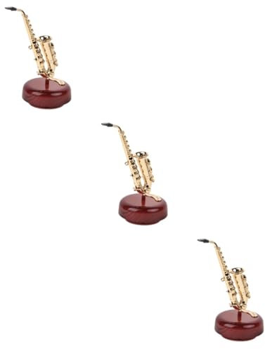Amosfun 3 Stück Box Grammophon Musikbox Spieluhr Wind-up-Musikbox Dekorative Musikbox Uhrwerk-Musikbox Vintage-Grammophon Geburtstagsgeschenk für Frauen Mittelstücke für den Tisch Abs