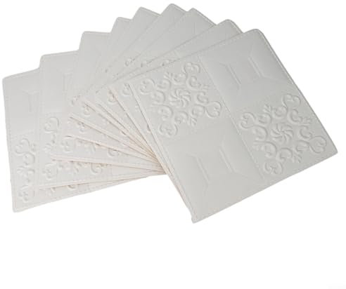 10 Stück für wasserdichte 3D-Fliesen, Ziegel, Schälen und Steinfliesen, Steinfurnier, außen, selbstklebender Schaumstoff, zum Abziehen und Tapezieren
