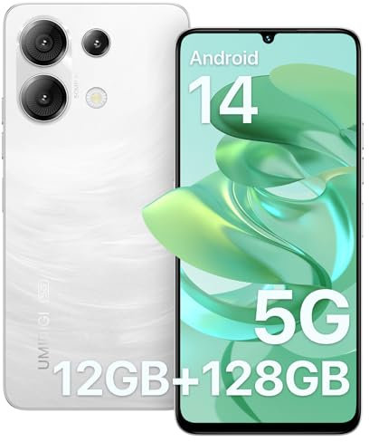 UMIDIGI G9 5G Smartphone, Android 14 Handy Ohne Vertrag, 90HZ Octa-Core, 12(6+6) GB+128GB Handy, 6.75 Zoll, 50MP, Face & Fingerprint Unlock Simlockfreie Handys, 5000mAh, GPS, Dual SIM 5G Smartphone