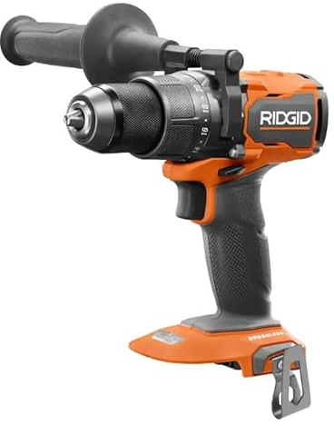 RIDGID 18V Brushless Cordless 1/2 in. Hammer Drill/Driver (Tool Only) (Renewed)