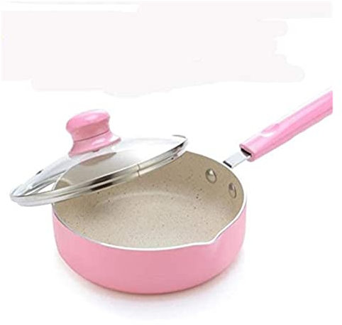 QTYQWC Wok Pan Pan Pan Pance Pfannkuchen Pfanne Mini Frittingpfanne Haushaltsinduktionskocher Gasherd Pot Kitchen Kochgeschirr Kochgeschirr Pfanne Küchentopf (Größe: Grauer Wolf) Vision