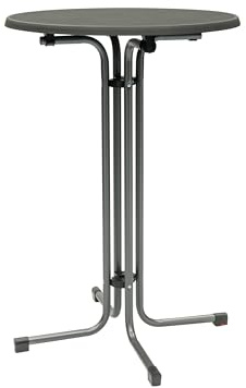 MFG Stehtisch, Ø=80 cm, anthrazit/Schiefer | klappbar