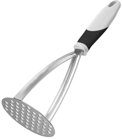 XUQEAYWD 26 * 10 * 8 Cm Herramienta De Puré De Papas, Herramienta De Cocina Masher Para Alimentos, Triturador De Patatas De Acero Inoxidable, Triturador De Patatas De Manual