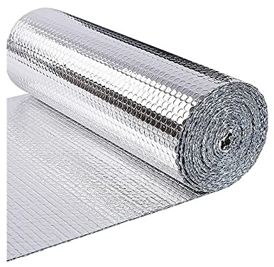 Hojas de aislamiento de burbujas reflectantes de policarbonato para radiador, blindaje térmico para panel aislante de techo, cinta adhesiva trasera para mejorar la eficiencia energética
