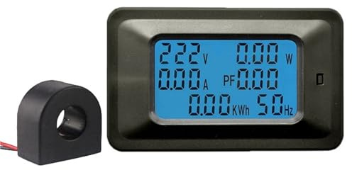 1 pz AC 22KW 110 220V Voltmetro digitale Amperometro 100A Misuratore di tensione corrente Potenza Energia Ampere Volt wattmetro tester rilevatore(100A)