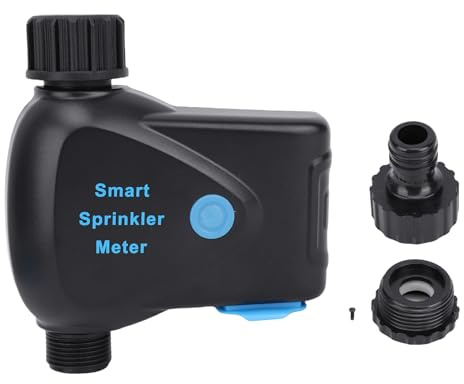 Luocute Smart Sprinkler Timer, Controller Dell'acqua Giardino WiFi, Automatizzare il di Irrigazione della Piscina per Piscine con Misuratore di Ritardo della Pioggia, 5.0, Support (Npt)