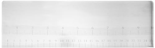 Ipetboom Raschietto per Torte in Acciaio 9 Pollici con Scala Livellatore e Lisciatore per Glassa Strumento da Cucina per Decorazione e Preparazione Dolci