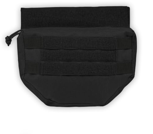 Taktische Drop Down Pouch Dark Coyote • Plattenträger-Zusatztasche (Dangler) • Molle- & Klett-Zubehörtasche • EDC Utility Pouch für Westen & Rucksäcke