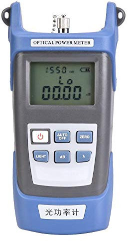 Fiber Optical Power Meter OPM Tester SC/FC/ST Handheld Portable Connector Fiber Detector 800-1700nm(Fiber Optical Power Meter)