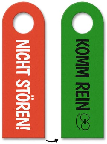 3x Nicht stören - Komm rein