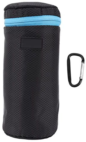 Bolsa para Lentes, Estuches Protectores para Lentes Resistentes Al Agua para Lentes de Cámara DSLR, Bolsa Protectora para Lentes de Cámara de Neopreno con Cremallera(XL)