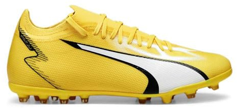 Puma Ultra Match MG, Unisex-Erwachsene Sneaker, Gelb Blaze White Black, 42,5 EU, Gelb/Schwarz (Yellow Blaze PUMA White PUMA Black), 42.5 EU
