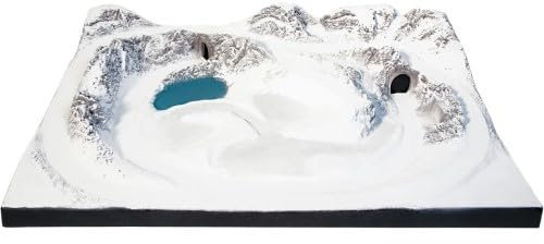 NOCH Fertiggelände „Oberstdorf“, winterliches Diorama aus Struktur-Hartschaum, 75,5 x 51 cm, ca. 13 cm hoch für Spur N