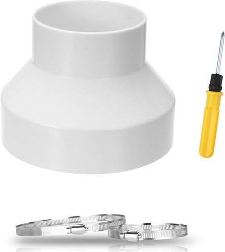 Reduzierrohr,Kanalreduzierer,Reduzierstück Adapter,Rohrreduzierer 150mm auf 100mm Rohrreduzierer,Abluftrohrreduzierer,Abluftrohr,ABS Reduzierrohr,Rundrohr Lüftungsrohr