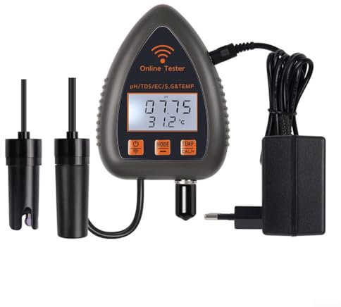 5-in-1-Wasserqualitätstester, PH Meter Und Thermometer Wasser Qualität Prüfer Für Aquakultur-Schwimmbecken PH PH EC/S.G
