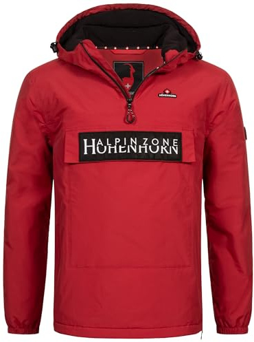 Höhenhorn Allesso Herren Jacke mit Bauchtasche Windbreaker Gefüttert