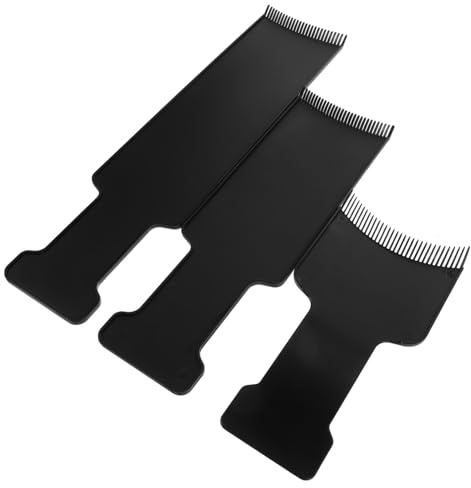 Healeved 3piezas Tinte Resaltado Kit para Mechas de Tabla para Mechas de Coloración Balayage Herramientas para Teñir el Cabello DIY para Uso el Hogar y Peluquería