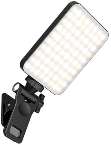 SKISUNO Mini Selfie Light Led Video Light for Live Streaming Laptop Video Calls