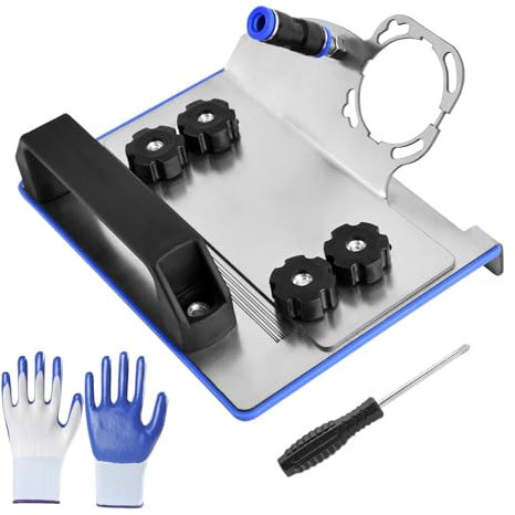 45 Degree Cutting Tool - Tile Chamfering Tool, Angle Grinder Stand for 45 Degree Tile Chamfering, Compatible with 100 Type Angle Grinders, Precise Angle Grinder Cutting Tool for Tiles, Stone, and Wood