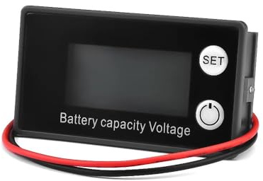 BANGHA Bench Power Supply,Variable Power Supply DC8-100V Battery Capacity Indicator LCD Digital Electricity Meter Lead-acid Lithium LiFe PO4 Voltage Tester for Car Motorcycle(Optiona B)