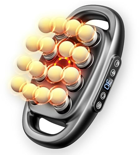 16 Head Massage Gun Deep Tissue - 2026 Upgrade 16-Drive Percussion Muscle Massager with 3 Modes & 30 Intensities, Portable Quiet Massager for Legs, Waist, Back, Neck, Shoulder, Muscles Pain Relief