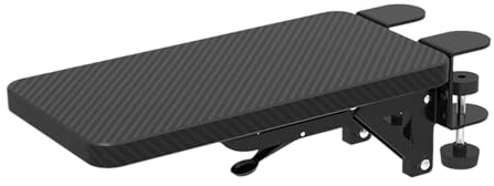 Huvqianu Support de bras de bureau – Support pliable à clipser sans perçage, repose-poignet de bureau, coude, pour la maison, le bureau, l'école, le dortoir, la chaise, le clavier, le travail, l'étude