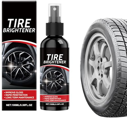 Wcybym Spray Abrillantador De Neumáticos,100 ml Pulimento Para Ruedas - Spray De Llantas De Coche Brillante,Para Protección De Larga Duración Para Un Ennegrecimiento Brillante Para Camión, Motocicleta