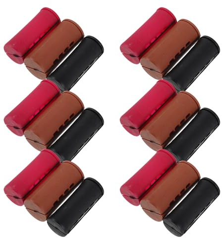 Cold Wave Perm Rods 18pcs Plastic Hair Rollers 3 Sizes | Non-slip Styling Use, Home Salon Set, Heatless Curling Rods for Women and Professional Stylists