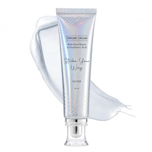 Radiance Strobe Cream | Illuminating Makeup Primer & Highlighter | Hydrating Face Moisturizer with Hyaluronic Acid & Shea Butter | Dewy Glow | 30ml