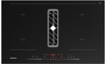 Respekta Calima 83 cm - Placa inducción con extractor y conductos