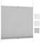 iomangio® Klemm Plissee ohne Bohren Faltrollo mit Klemmträger 100cm x 130cm Grau Klemmrollo Blickdicht Sonnenschutz Jalousie für Fenster Fertigplissee Rollo