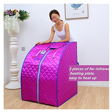 AMAZWI Tente à Vapeur de Sauna Portable Sauna Portable for Cabine de Sauna Spa Minceur Personal Sauna Chaise Pliante Accueil Sauna Personnel Hammam (Color : YKTY-03)