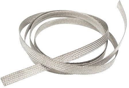 Manchon de gestion des câbles, Gaine de rangement de câble 5 m, gaine métallique, gaine extensible tressée en cuivre de 4 à 28 mm for le blindage des signaux audio, gaines d'enroulement, gaine tressée