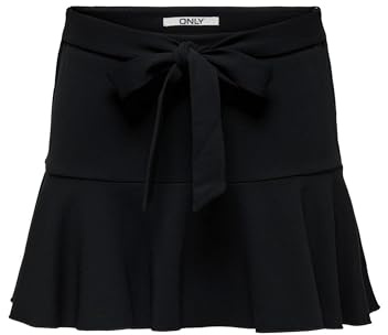 ONLY Onlpoptrash MW Life Skate Jupe PNT, Noir, L
