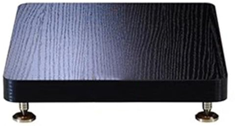 Easnuroz 1-Tiers HiFi Rack AV Shelf HIFI Stand Record Player Stand Record Player Stand Devices Cabinet For Av Amp/Turntable/Sky Box/Printer(Black,39 * 44cm)