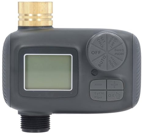Minuterie De Tuyau D'entrée IP55 B 3/4 Pouces Avec Écran LCD Pour Arroseur De Jardin Système D'irrigation D'eau Automatique Extérieur Précision Programmable Haute Performance Fonctionnement Fiable Con