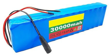 24V 30000Mah Batería Recargable De Iones De Litio con Cargador 7S4P Batería Impermeable De Iones De Litio con Motor Ebike Scooter Silla De Ruedas XT30
