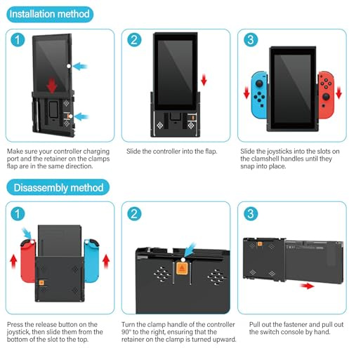 Gaming Accessory for Gaming Console Vertical Modes Orientation Portable Game Console Portrait Modes Grip Handheld Holder